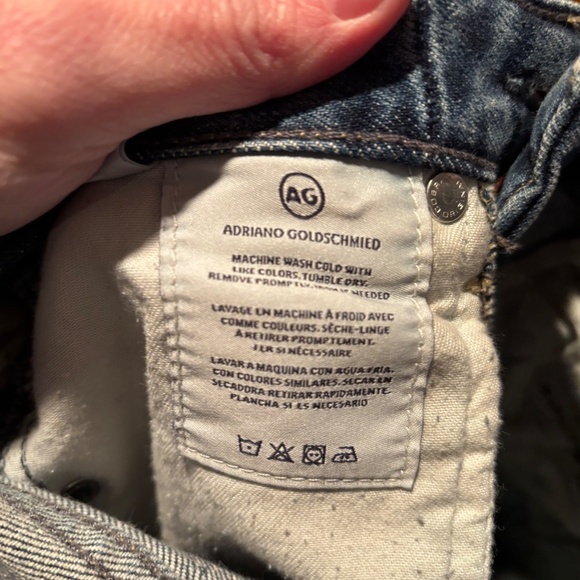 AG Adriano Goldschmied Twisted Alexxis Raw Hem Jeans 23R - Picture 8 of 9
